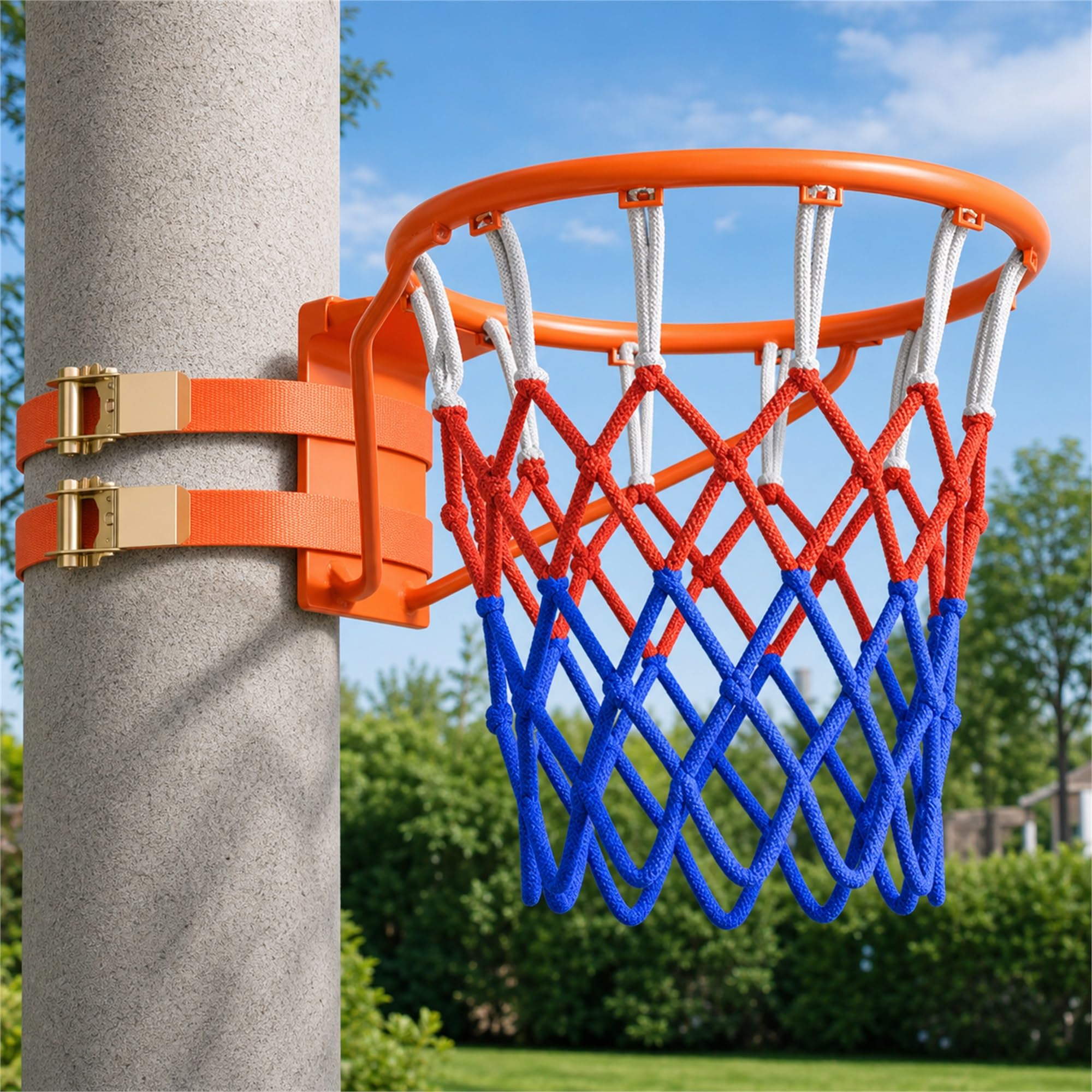 Canasta de baloncesto para montar en la pared resistente a la intemperie