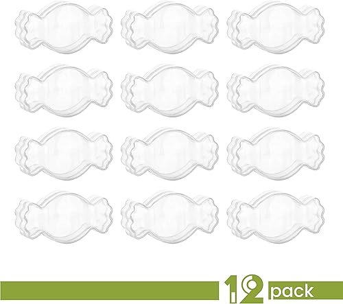 Miniatura 10 de Hammont Gumball - Cajas de dulces acrílicas con forma de máquina, paquete de 12, 3.5 x 2 pulgadas, perfectas para bodas, cumpleaños, recuerdos de