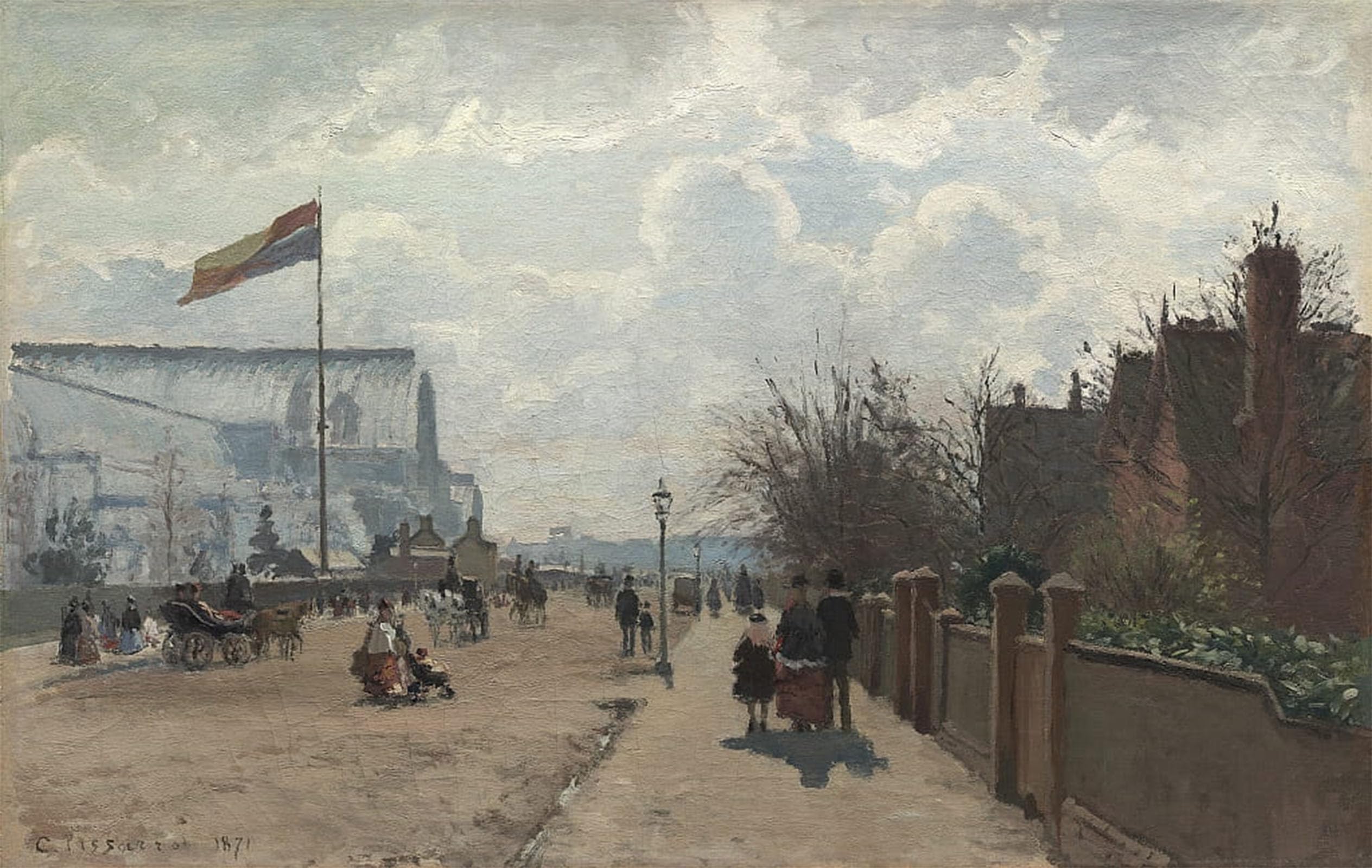 SERENDIPITP Vintage Picture Print on Canvas Wall Art Poster by Camille Pissarro Artwork Print Poster for Wall Decor 60x90cm