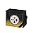 FOCO NFL Unisex Gradient Print Lunch Bag Coolergradient Print Lunch Bag Cooler, Pittsburgh Steelers, Standard