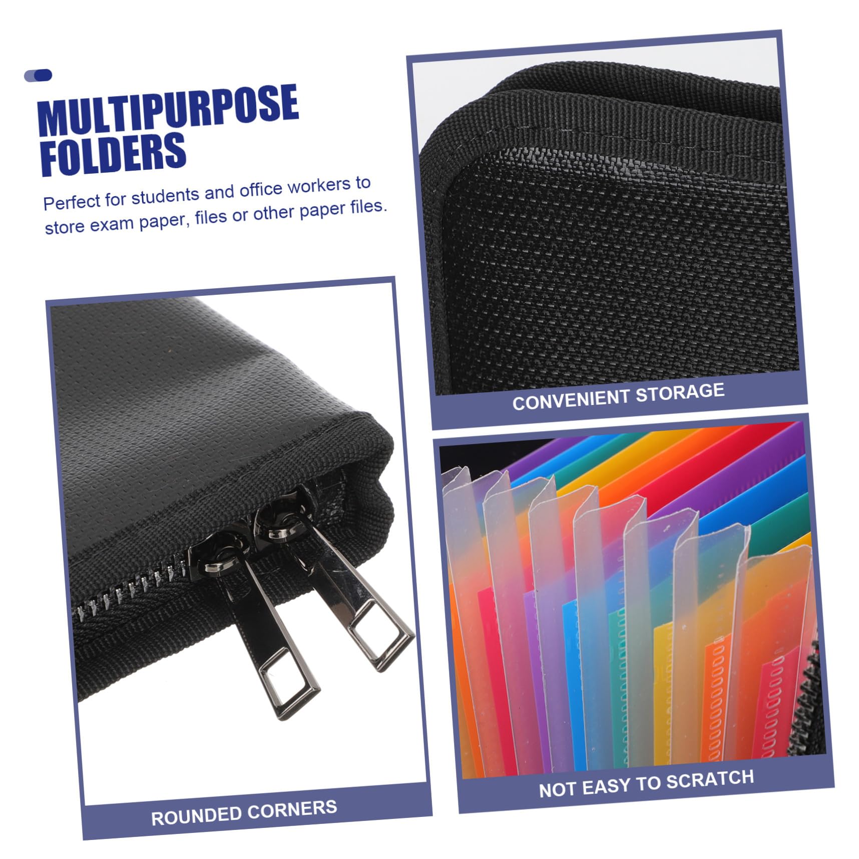 Borsa Portadocumenti e Ignifuga Organizer per Documenti Importanti Classificatore per Lettere Estratti Conto e Foto Realizzato in Composito e Materiale in Pvc