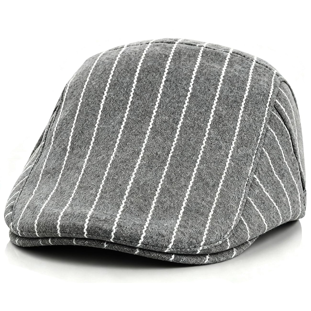 MCWTH Vintage Casquette Gavroche Plate pour Garçons Filles 1-9 Ans, Enfants Béret Rayé Chapeau