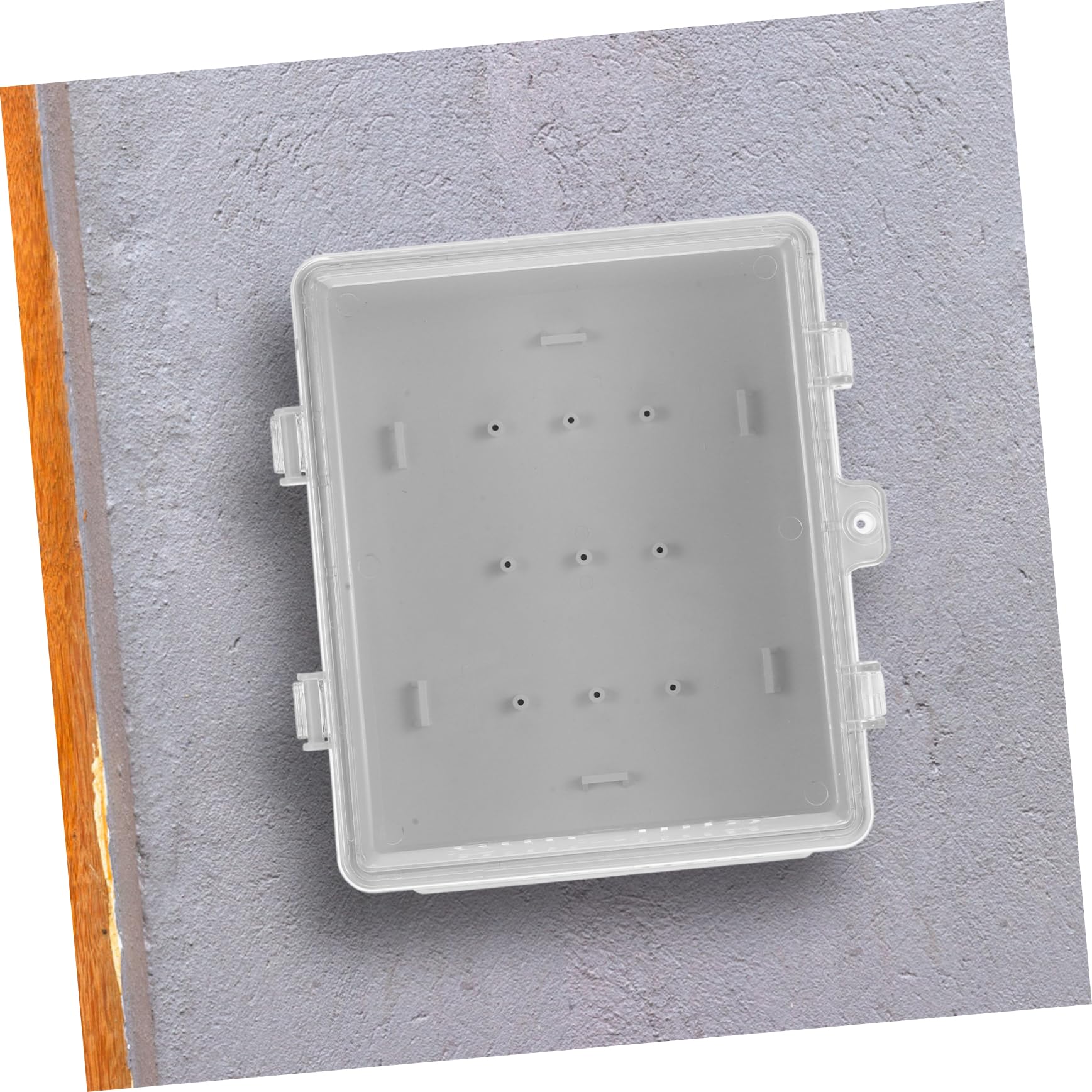 Scatola Installazione Facile e Pannello Trasparente Ip65 di Derivazione Stagna in Abs Bianco Manutenzione Semplice per Collegamenti Elettrici Esterni