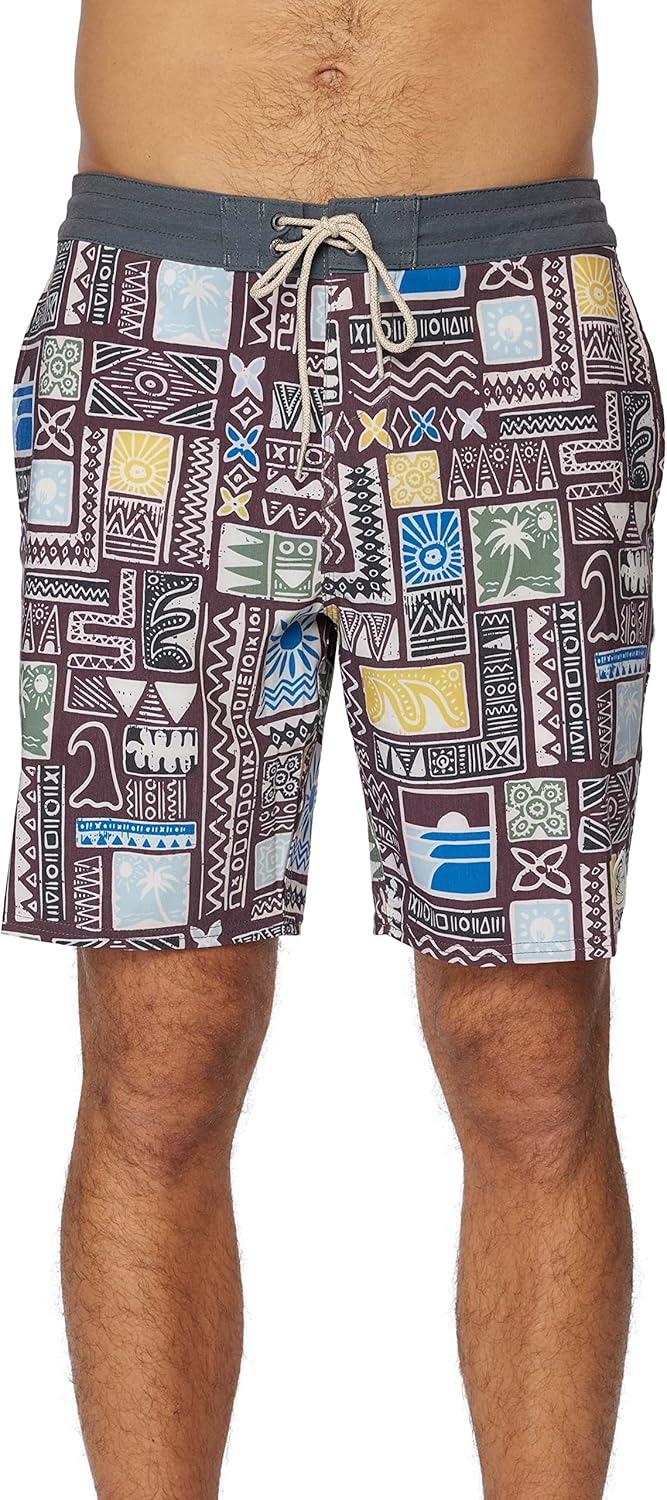 O'NEILL Mens Mythic Lines Cruzer Swim Black