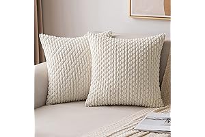 MIULEE Textured Pillow Covers: Luxurious Comfort and Boho Vibes for Your Home Décor