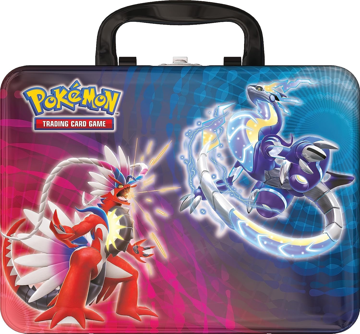 Pokémon Baúl de embalaje Regreso a la escuela GCC – Sprigatito, Fuecoco y Quaxly (tres tarjetas promocionales holográficas, seis sobres de expansión y más), edición en italiano
