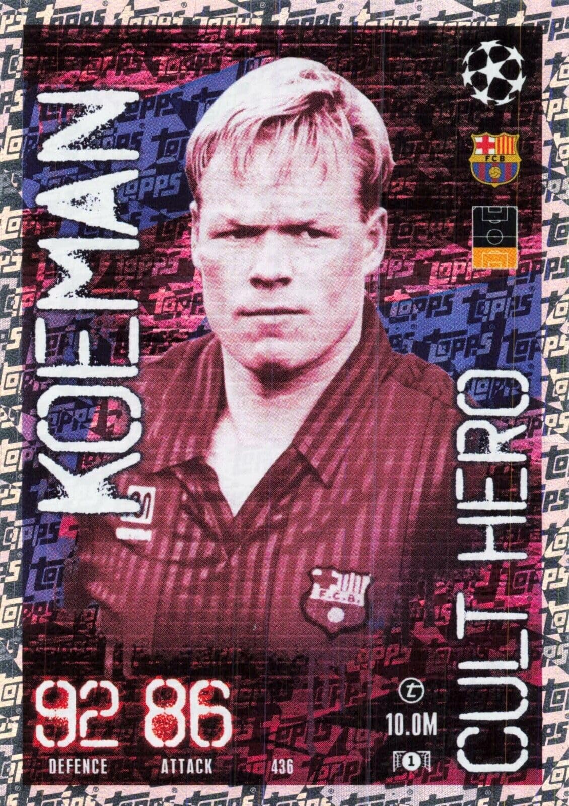 Topps Match Attax 2023 2024 Ronald Koeman Cult Hero Trading Card