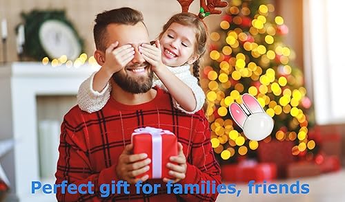 Miniatura 2 de Ratón inalámbrico Bluetooth lindo conejito pequeño silencioso USB óptico silencioso divertido viaje ratón inalámbrico para PC, portátil, computadora