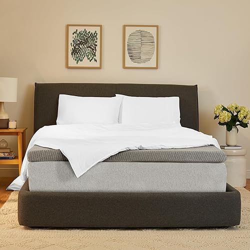 Casper Sleep Comfy - Cubrecolchón tamaño California King, color gris