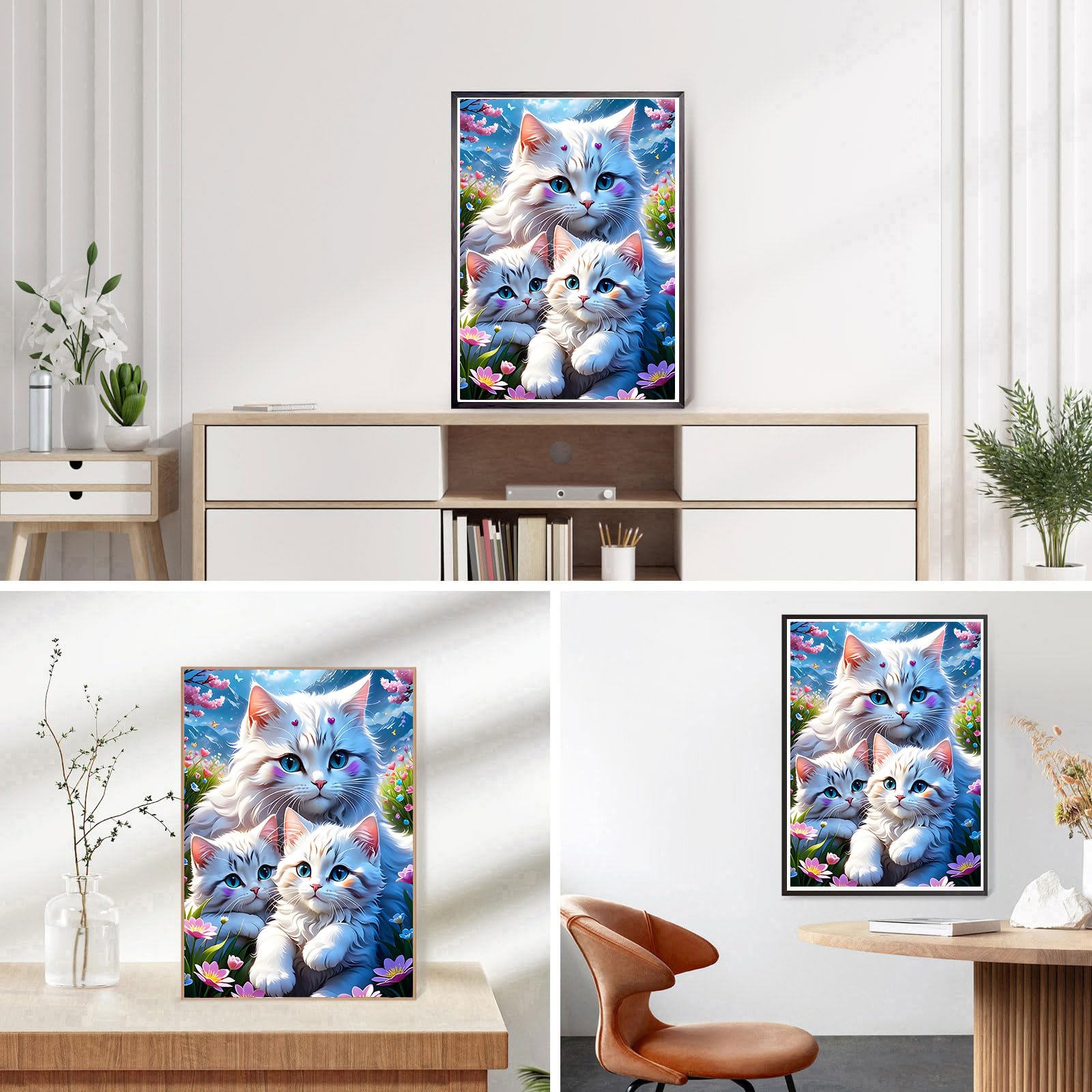 DPHERO DIY Süße Katze Diamant Painting Kits Bilder für