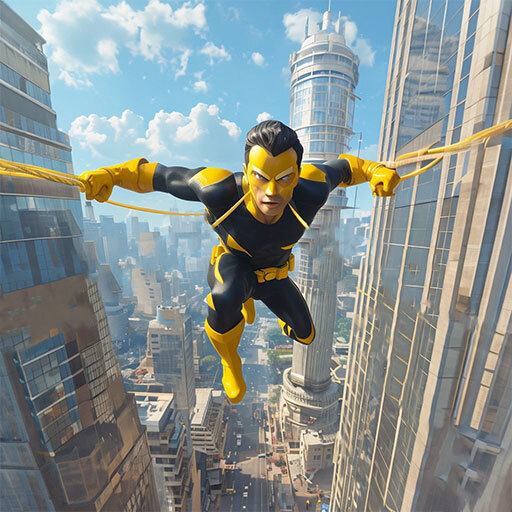 Flying Rope Hero Battle City Fighting Game - App on Amazon Appstore