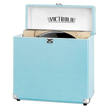 VINTAGE レコードケース Amazon.co.jp: Victrolaヴィンテージビニールレコードストレージ