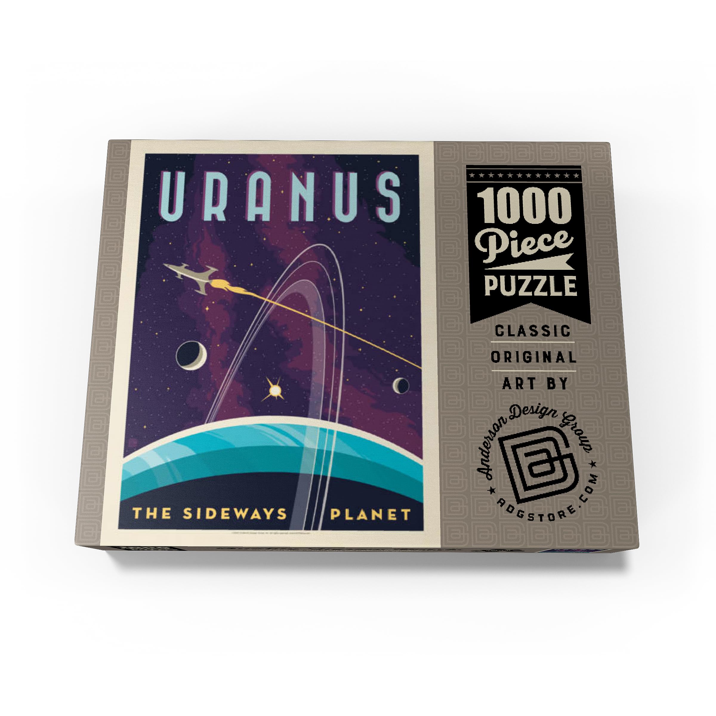 Amazon | MyPuzzle 天王星:横向きの惑星、ビンテージポスター