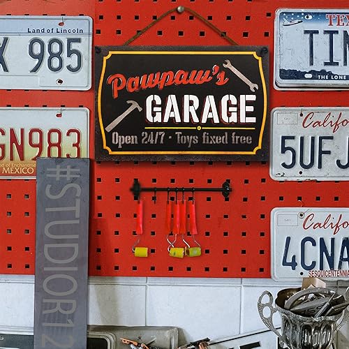 Miniatura 4 de StudioR12 - Letrero de garaje del abuelo  7.5 x 5 pulgadas  Regalo para el abuelo que lo tiene todo  El mejor regalo para el abuelo de parte de su