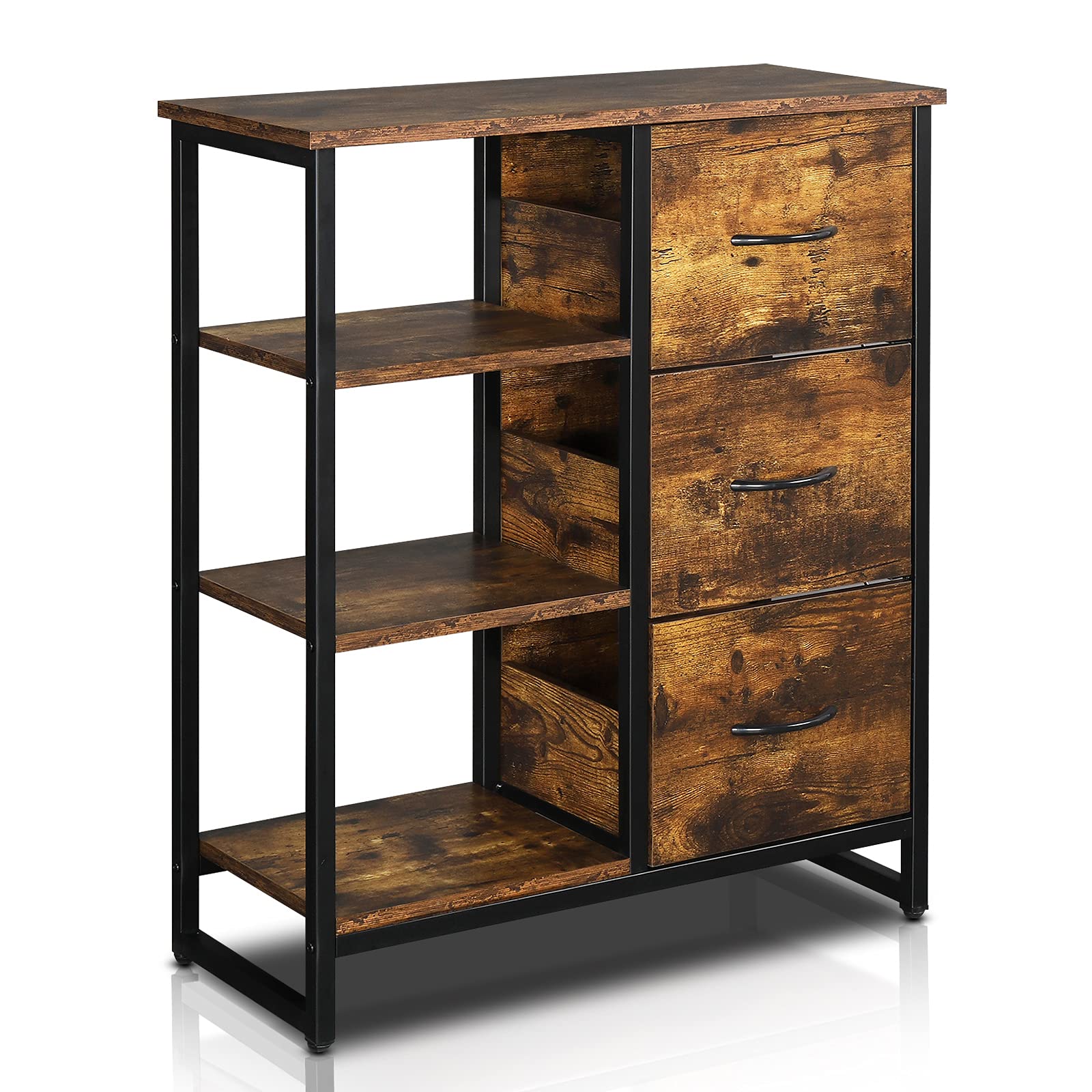 Brown Small Kitchen Storage Cabinets