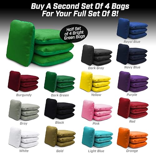 Miniatura 6 de GoSports Tournament Cornhole Bags - Dual Sided Stop & Slide Bean Bags