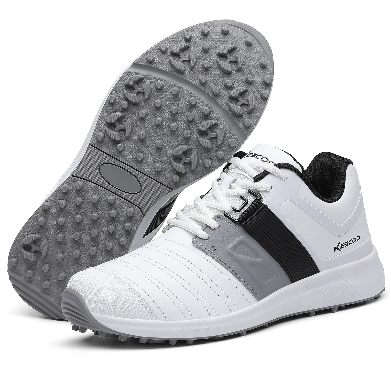 KESCOO WaterproofÂ Golf Shoes Men Professional SpikelessÂ Golf