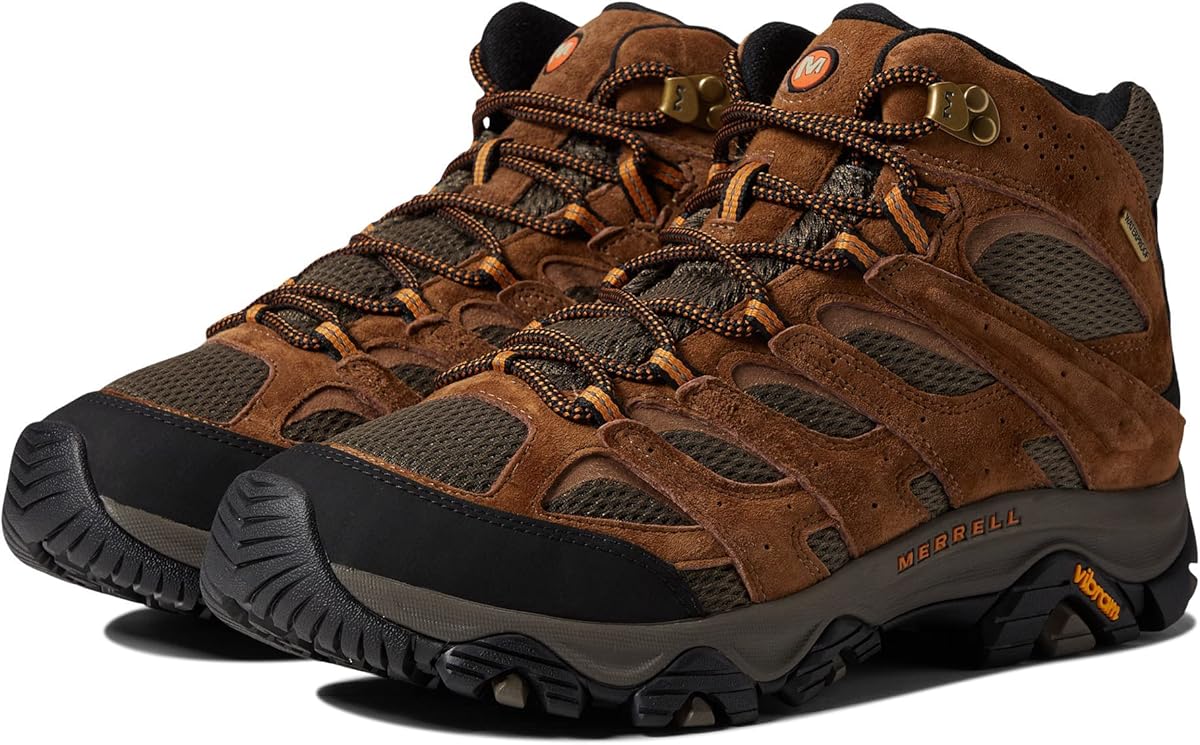 Amazon.com | Merrell Men's Moab 3 Mid Waterproof Hiking Boot, Earth, 10.5 | Hiking Boots