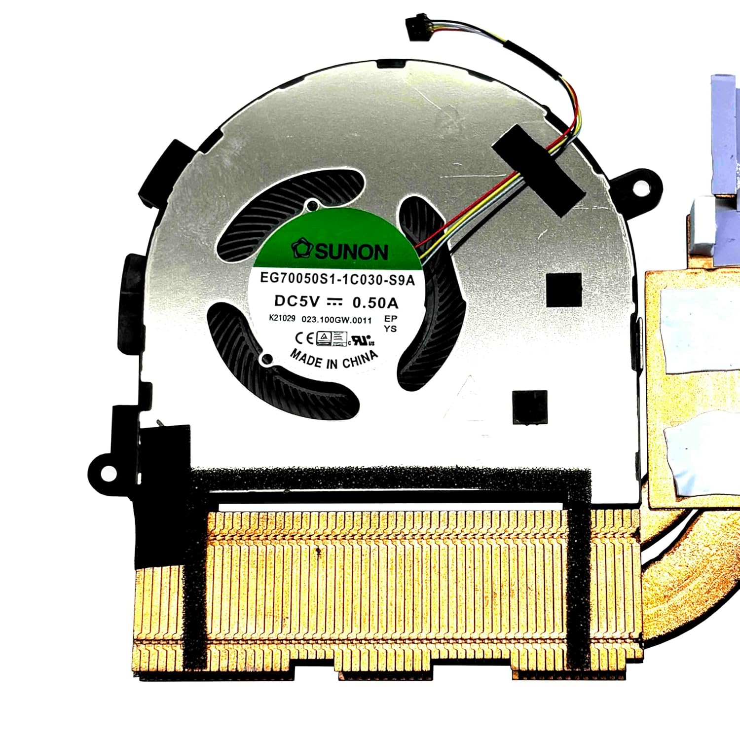 New Genuine CPU Cooling Fan wiht heatsink Replacement for Lenovo Yoga C940-15IRH Laptop (Type 81TE) C940-15, P/N: 5H40S19977