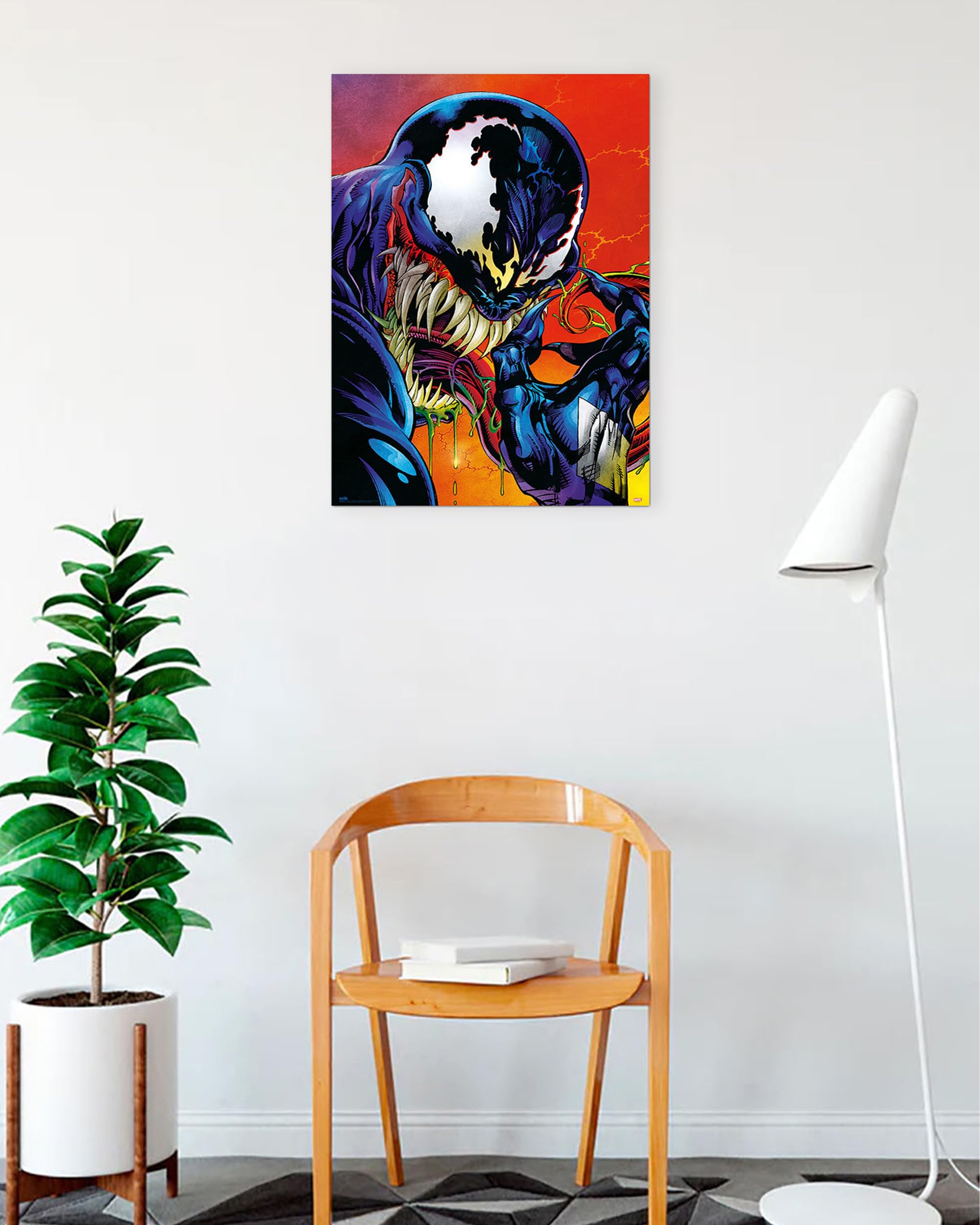 BUY ART FOR LESS Pôster artístico oficialmente licenciado Venom