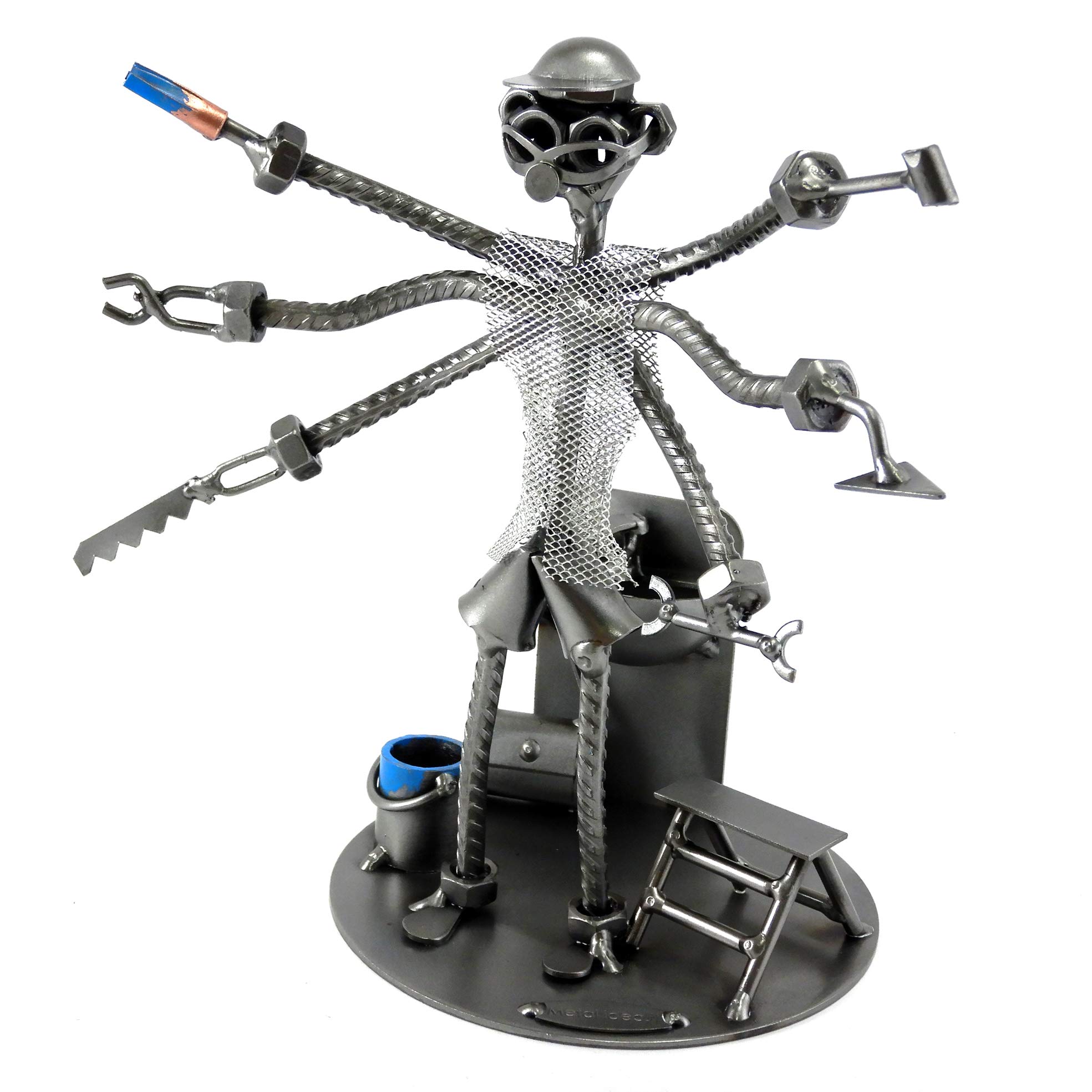 FACTOTUM - TUTTOFARE IN METALLO CON VITI BULLONI CHIODI DI METAL IDEA - IDEA REGALO ORIGINALE - 100% ARTIGIANALE - MADE IN ITALY - PERSONALIZZABILE