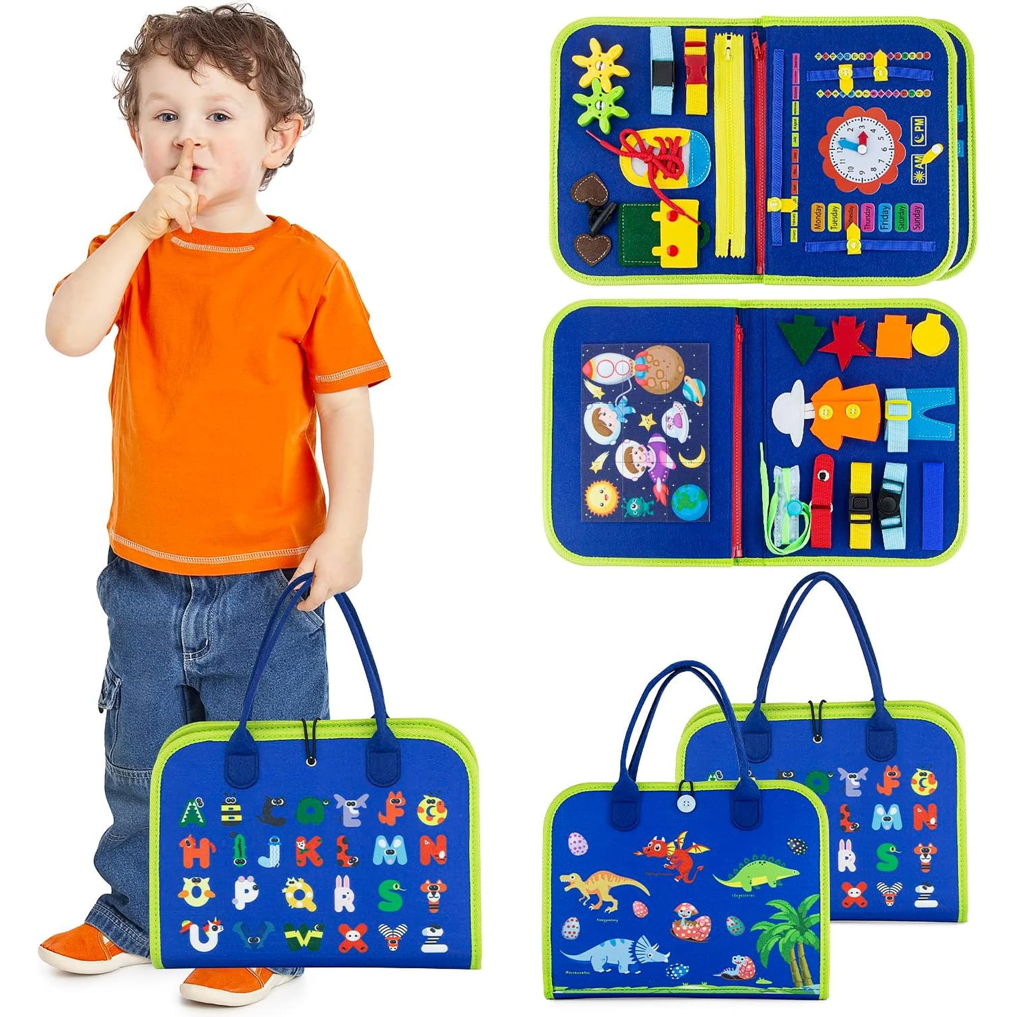Kidology Montessori Busy Board Toy To Develop Basic Skills, Educational Sensory Board Travel Toys For Plane Car Aged 3+ Kids, Activity Parents-Kids Travelling Toys (Design 7), Multicolor (B0D9KF8PCF) Amazon Price History, Amazon Price Tracker