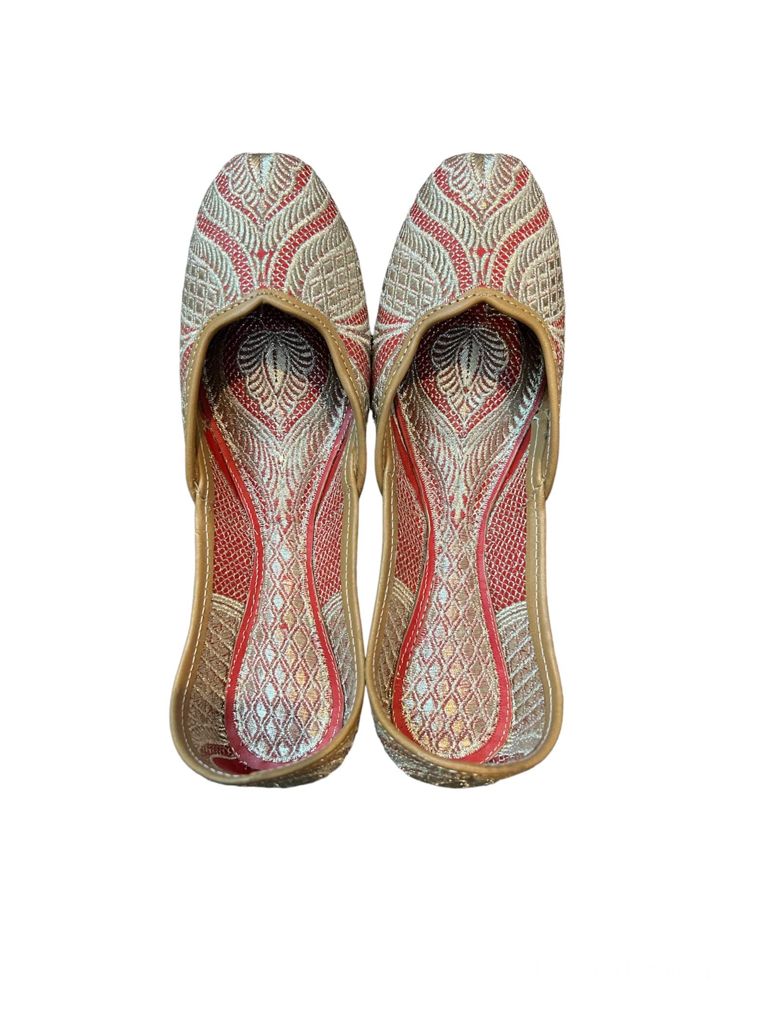 BM SHIKHA TRADERS women's Punjabi Jutti for Women and Girls-image-3