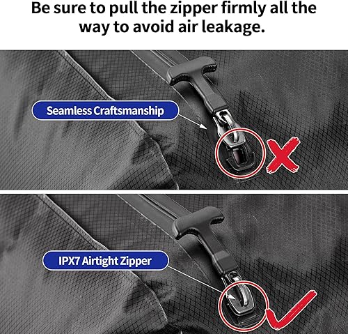 Miniatura 5 de Keaber Bolsa de vacío de viaje con bomba, bolsa de vacío reutilizable sin aire para equipaje de viaje, sellador de bolsas de almacenamiento al vacío