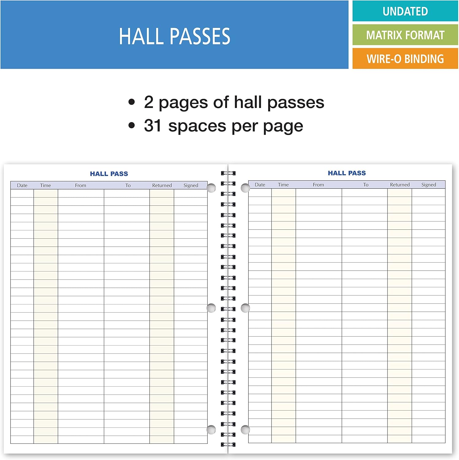 Elan Publishing Company Student Academic Planner 8 1/2 x 11" Weekly View (AOTAP-Undated) image 5