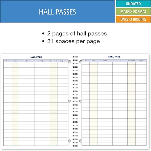 Miniatura 5 de Elan Publishing Company Agenda académica estudiantil de 8 12 x 11 pulgadas vista semanal AOTAP-sin fecha