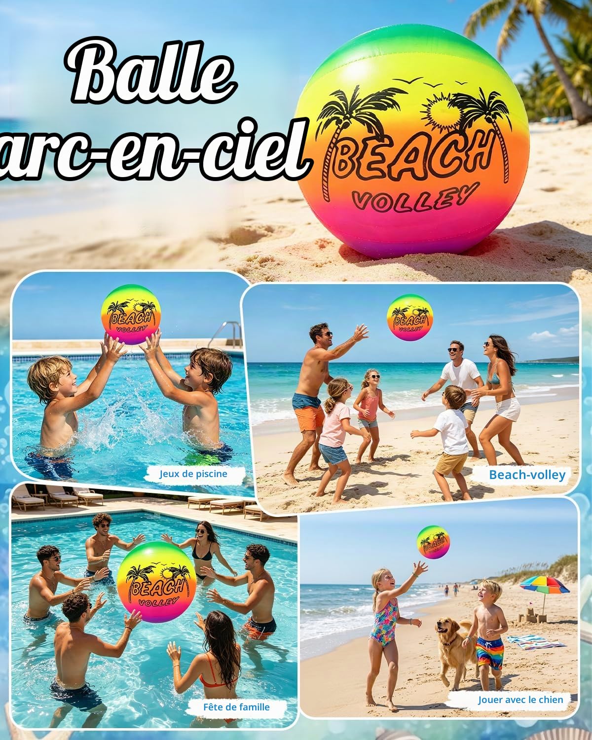 34 Pièces Jouets de Plongée, Jouet de Natation pour Piscine avec Cubes Lumineux à LED et Diamants de Cristal, Jeux Piscine Enfant avec Ballons de Plage et Sirènes Tournantes