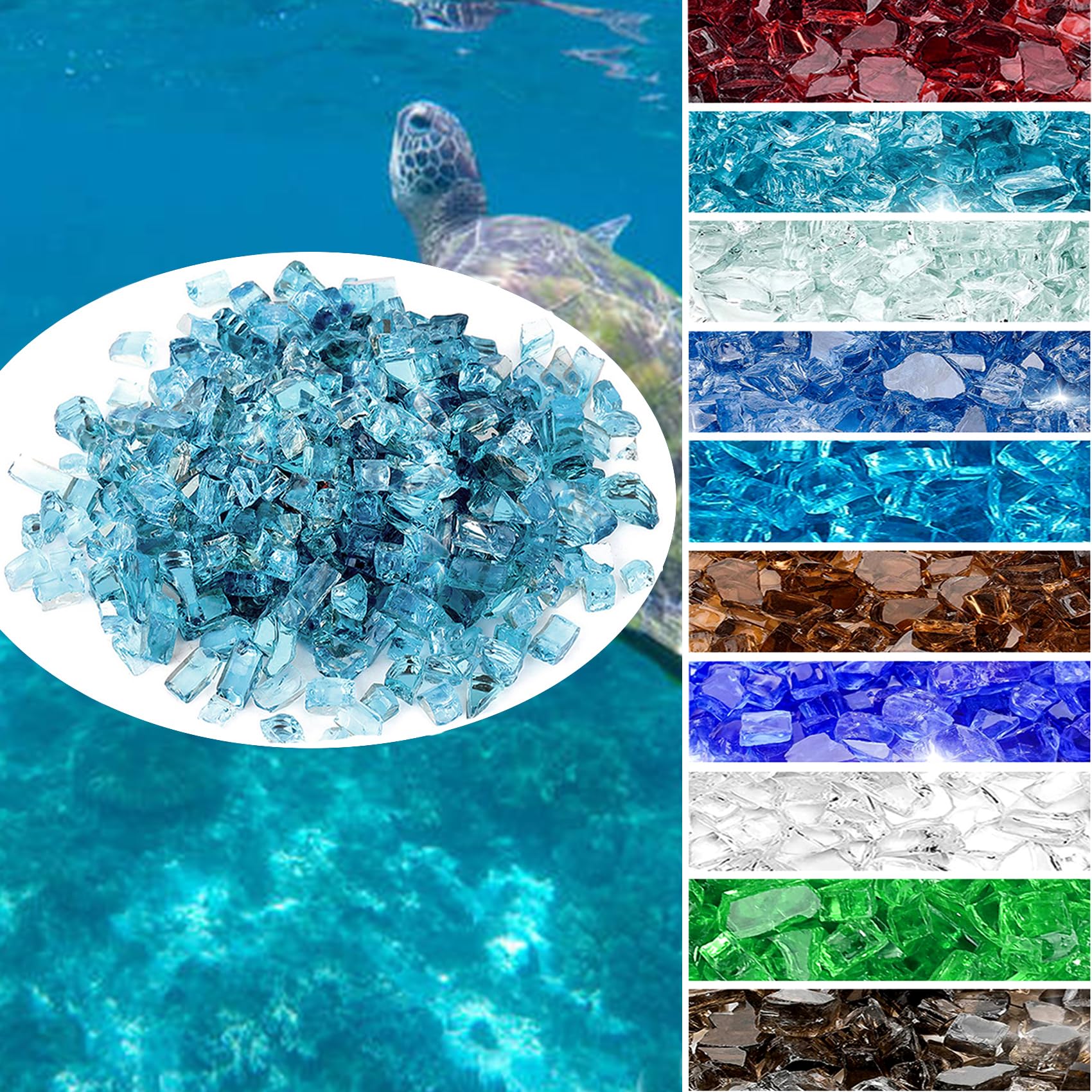 Onlyfire Fire Glass Rocks - Upgrade Your Fire Pit -3