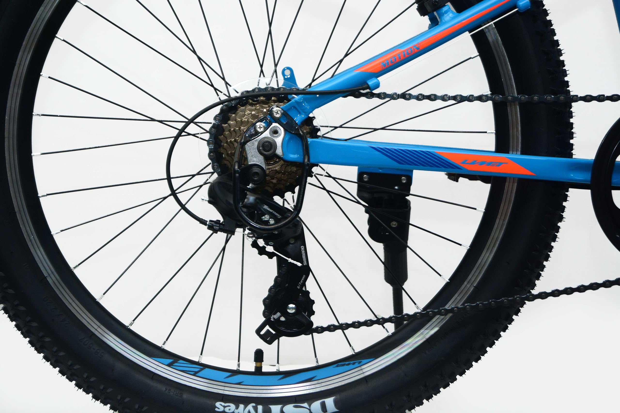 Bicicleta Montaña 24 Pulgadas Niño 9-12 Años Cuadro Aluminio 7 Velocidades Shimano Suspensión Delantera