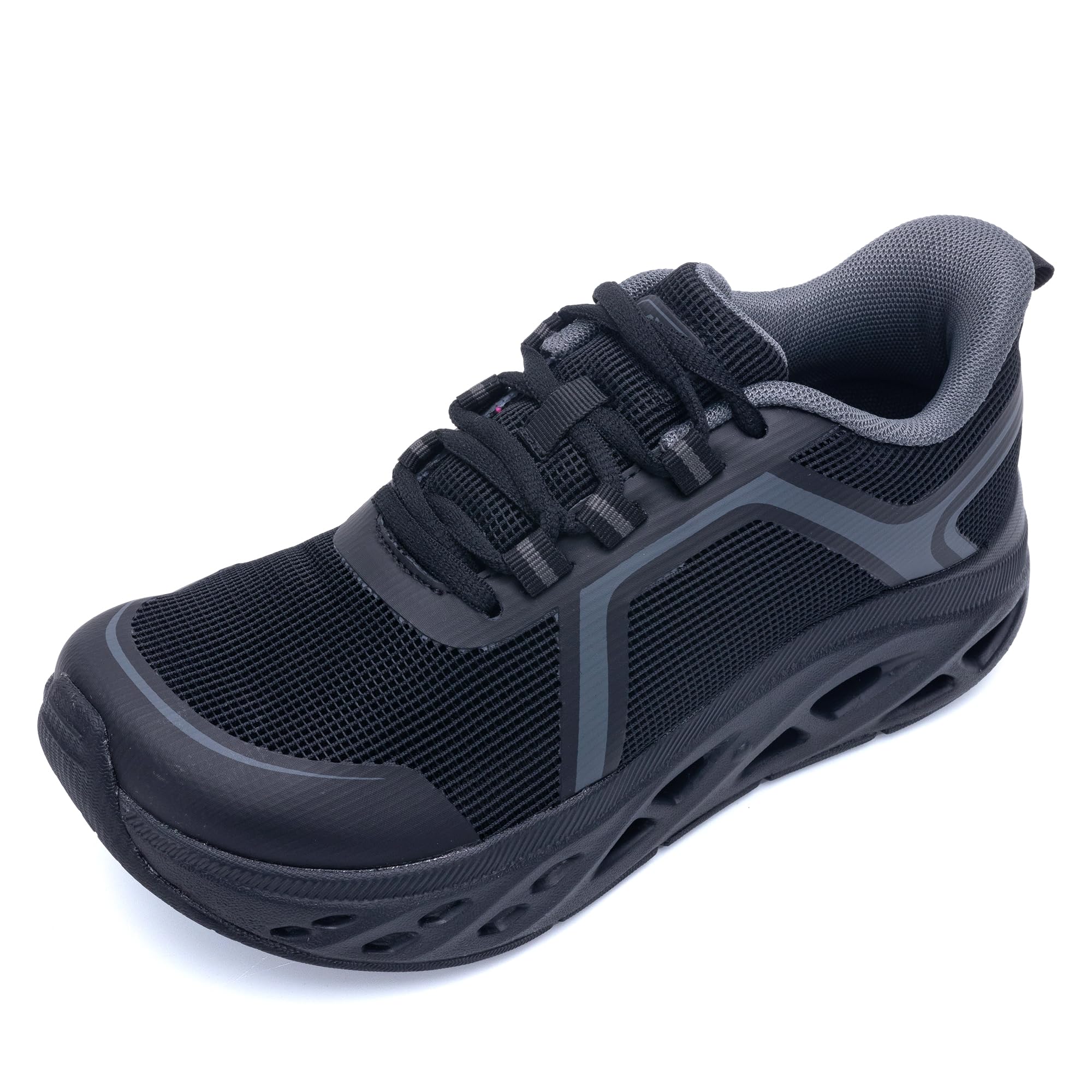 Women’s Walking Shoes with Wide Toe Box & Arch Support, Orthotic Sneakers for Plantar Fasciitis, Breathable Mesh Rocker Sole Casual Shoes-image-31