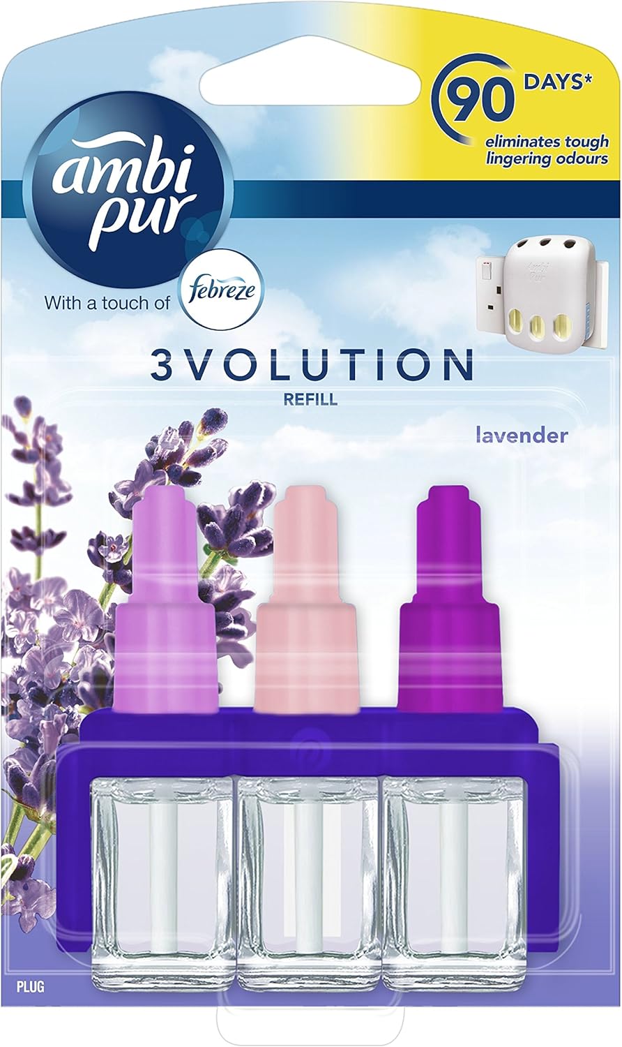 Ambi Pur 3Volution Plug In Refill Lavender, 20ml Amazon.co.uk Grocery
