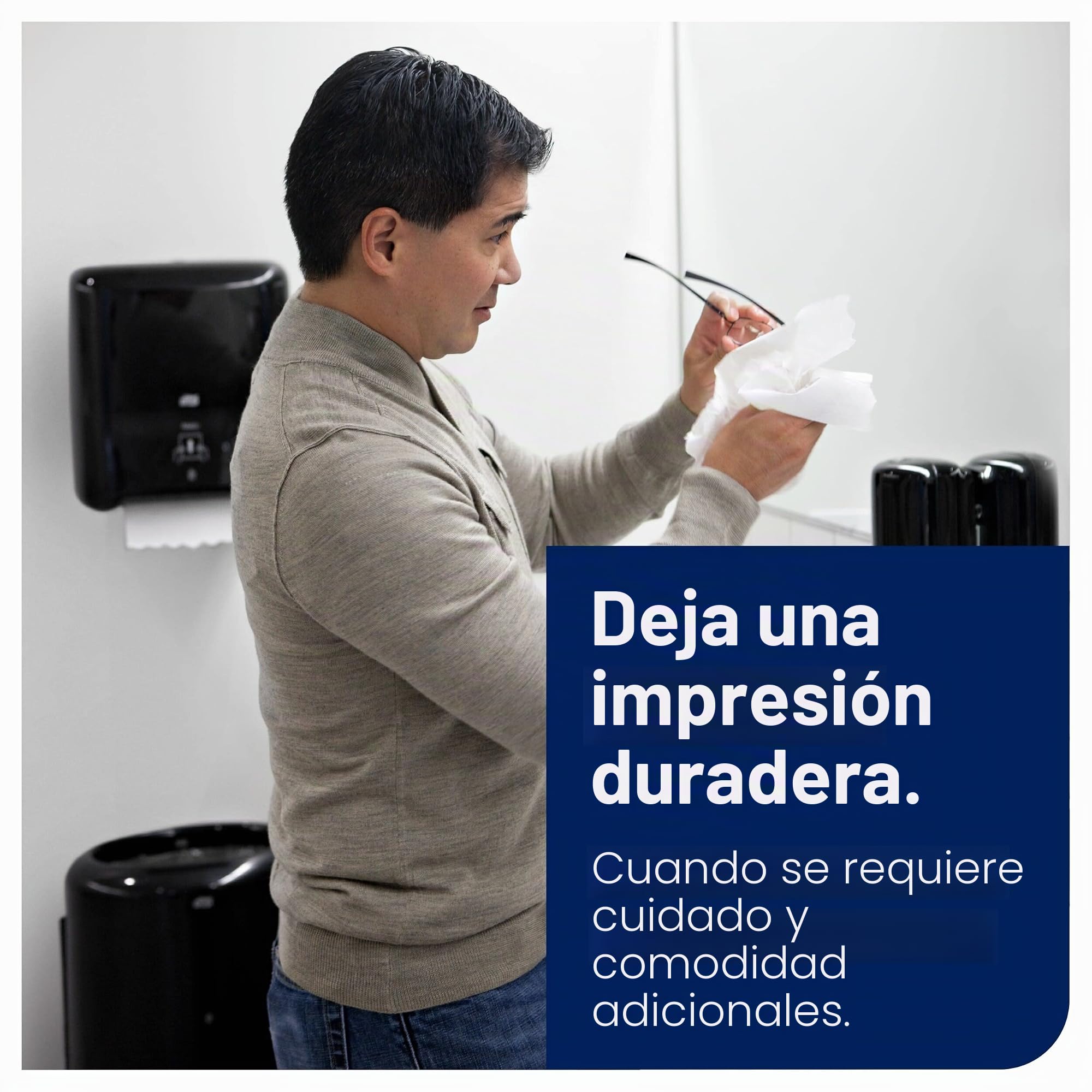 Tork Matic 551008, Dispensador de toallas de papel H1, dispensación única con indicador de nivel de recarga, negro