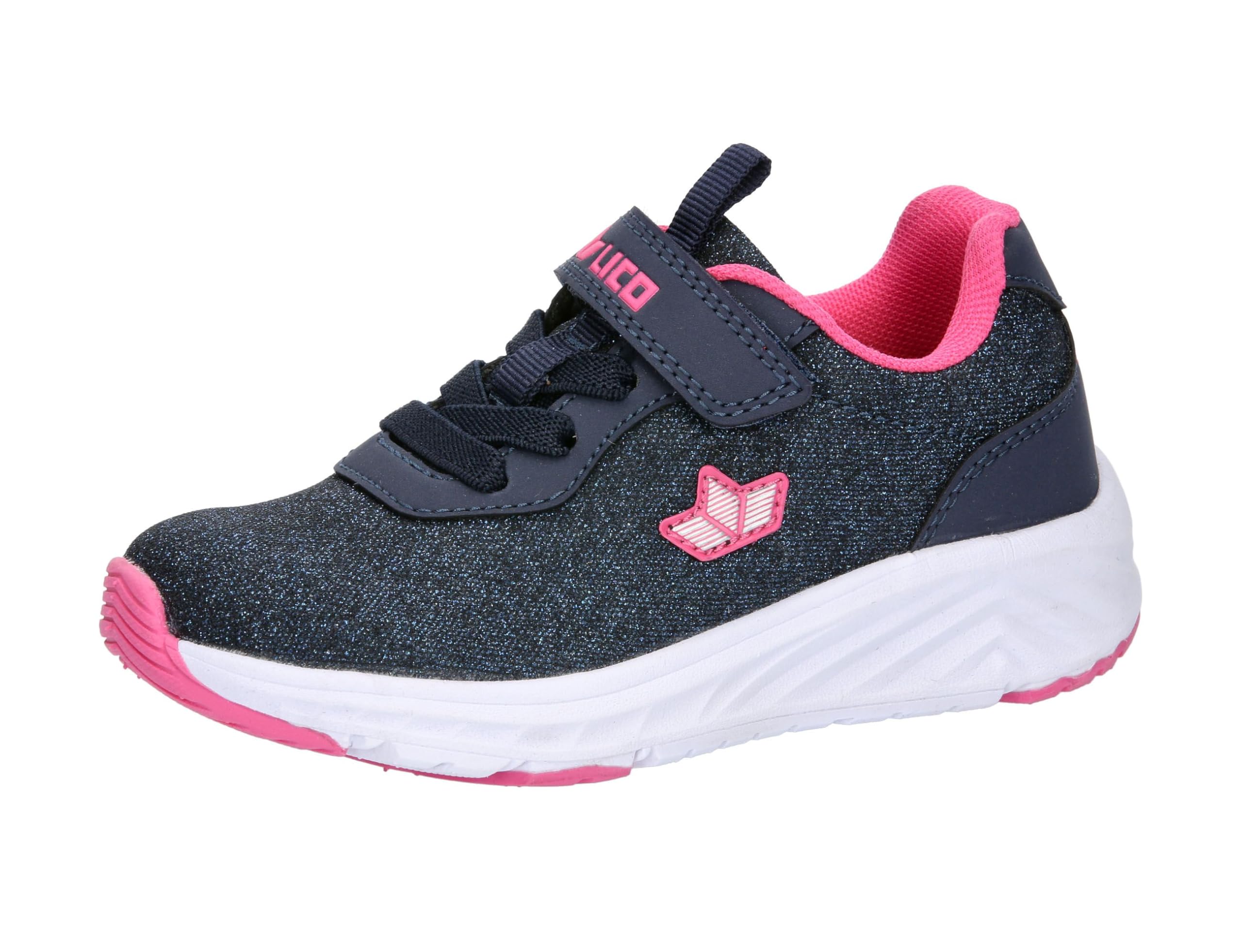 Lico Children's Skip Vs Trainers, Navy Pink, 41 EU