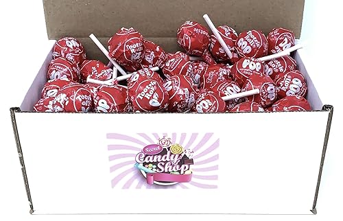 Paletas Tootsie Pops, 40 unidades en una caja (sabor a cereza)