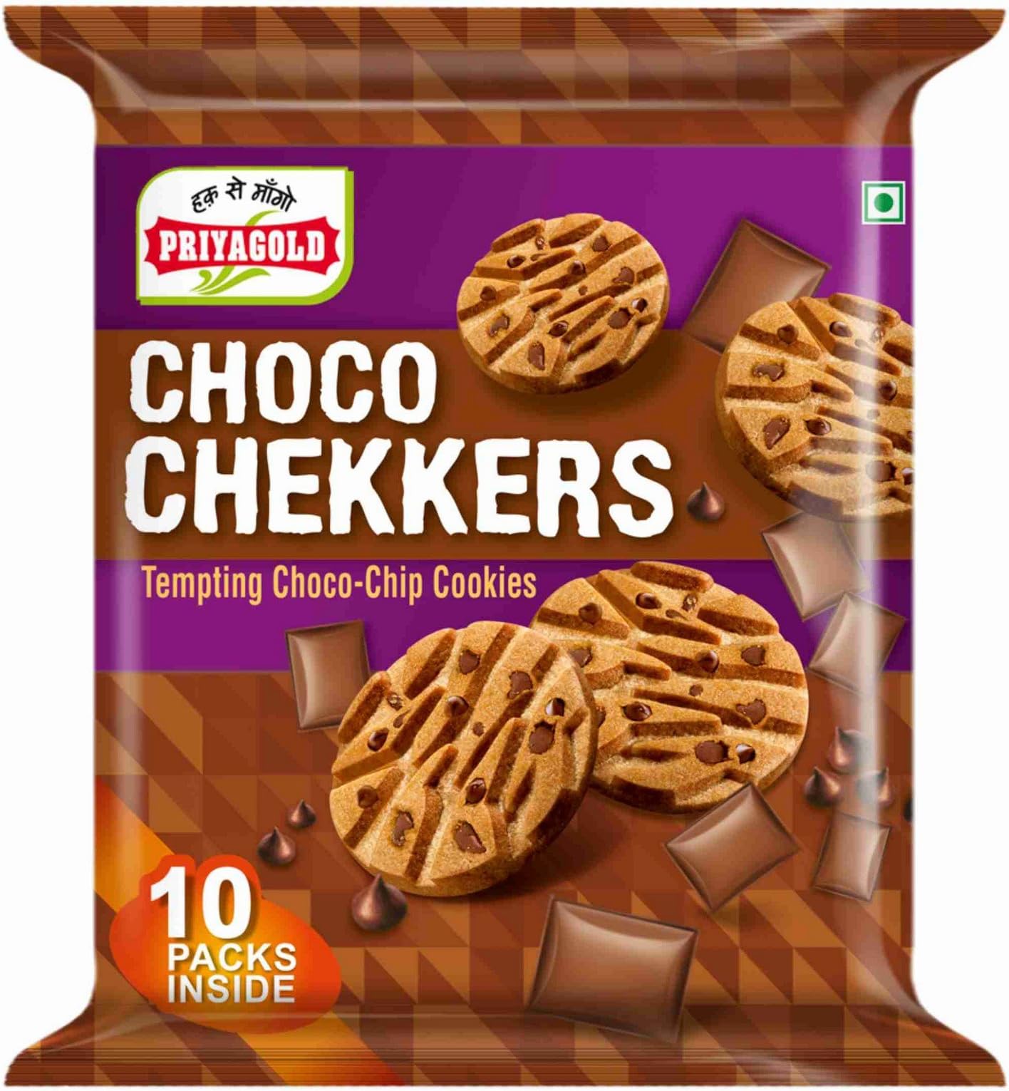 PRIYAGOLD Choco CHEKKERS Biscuit - 350g