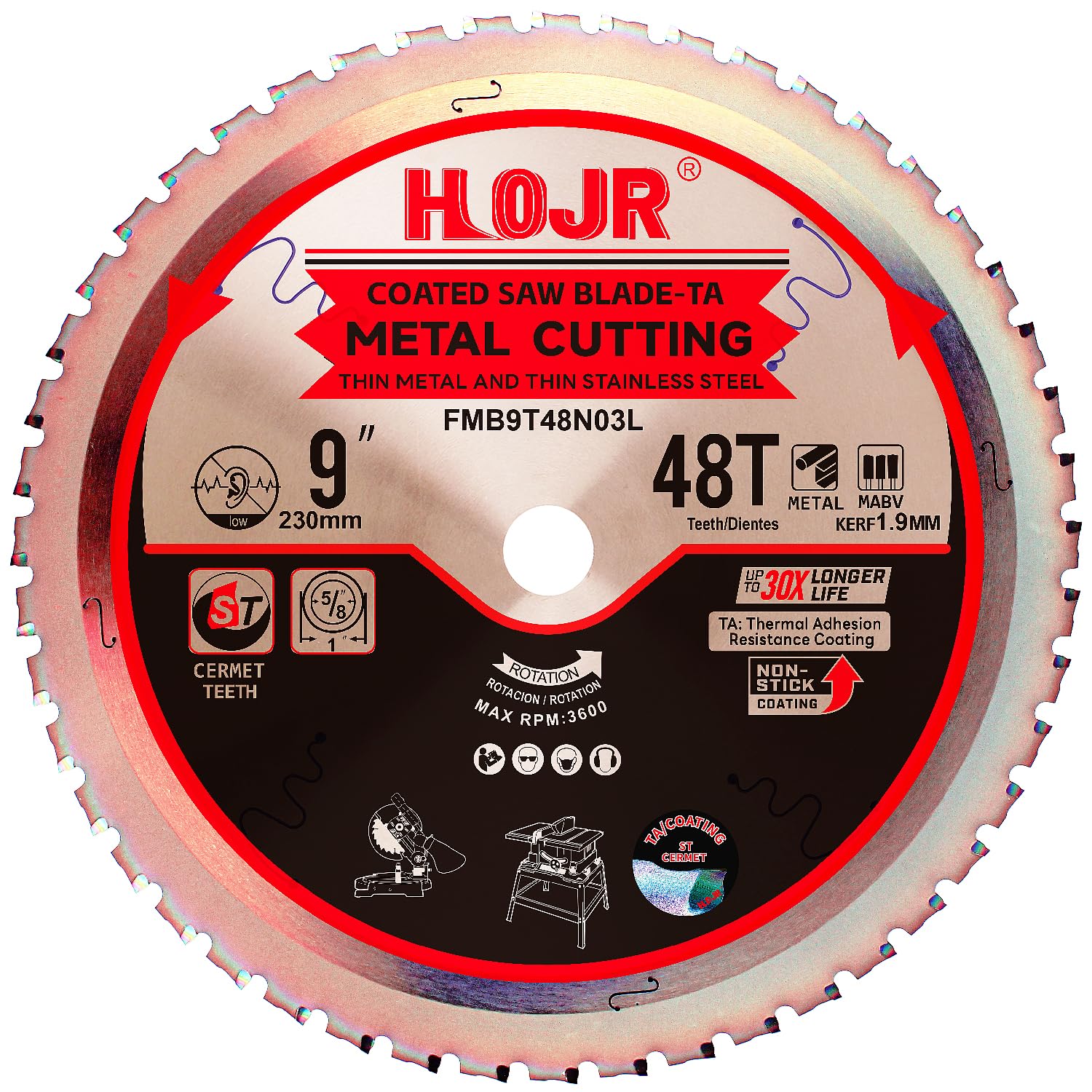 Metal Cutting Circular Saw Blade - 60 Tooth -15 Metal Cutting Circular Saw Blade - 60 Tooth -15