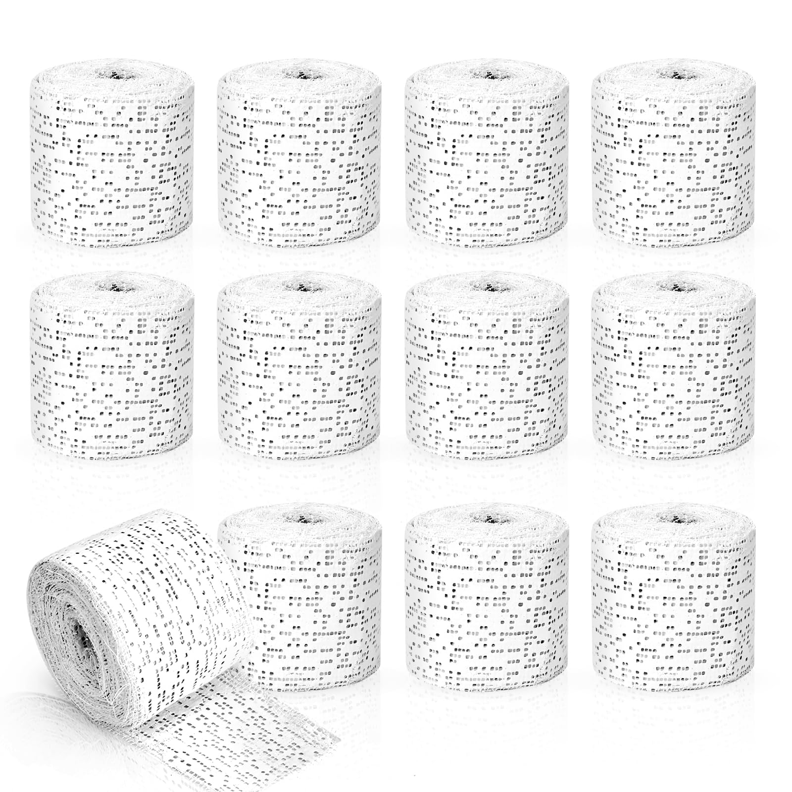 Lot de 12 Bande de Platre pour Moulage Sechage Rapide Kit Empreintes Ventre Femme Enceinte