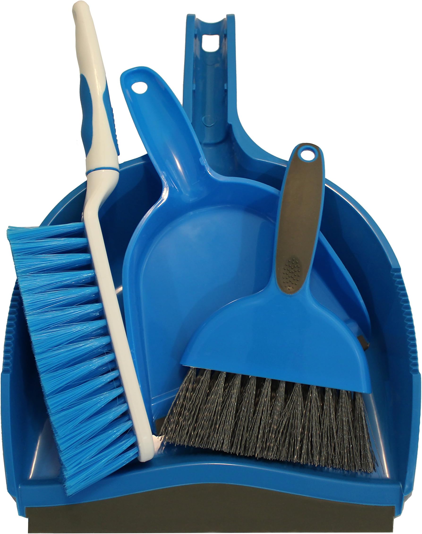 Dustpan and Brush Set, Pack of 2 Sets (4 pieces) Cage Cleaner for Guinea Pigs, Cats, Hedgehogs, Hamsters, Chinchillas, Rabbits, Reptiles and Other Small Animals, Cleaning Tool