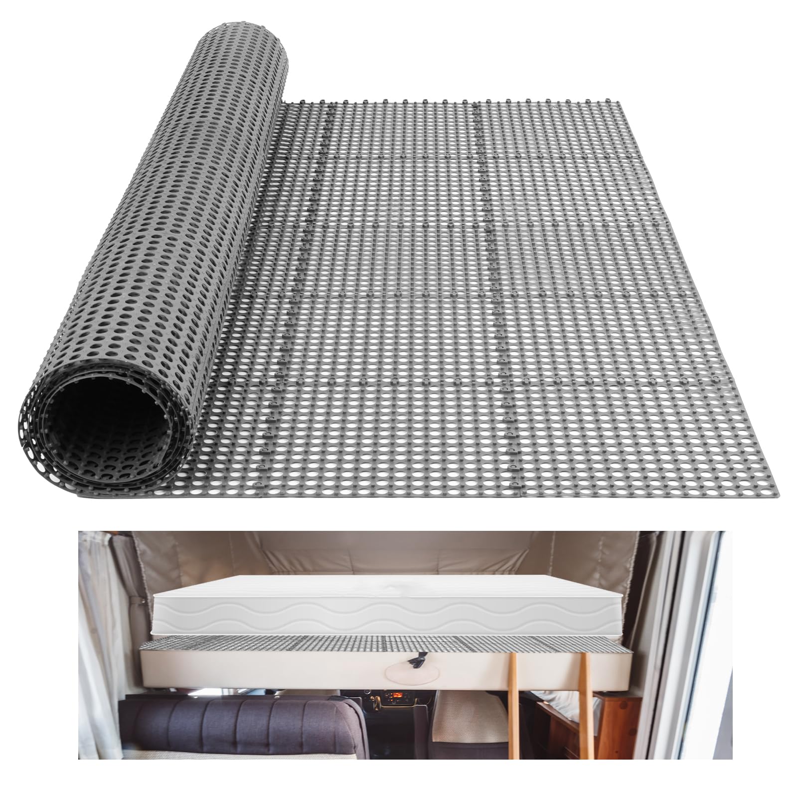 How to Choose the Perfect RV Bed Pad for Your Next Adventure 6 BOUTICOL Plastic RV Underlay (Queen)