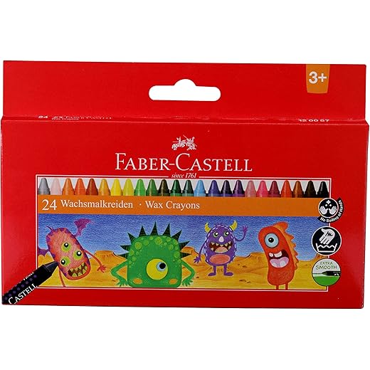 Faber-Castell Wax Crayon Set 75mm