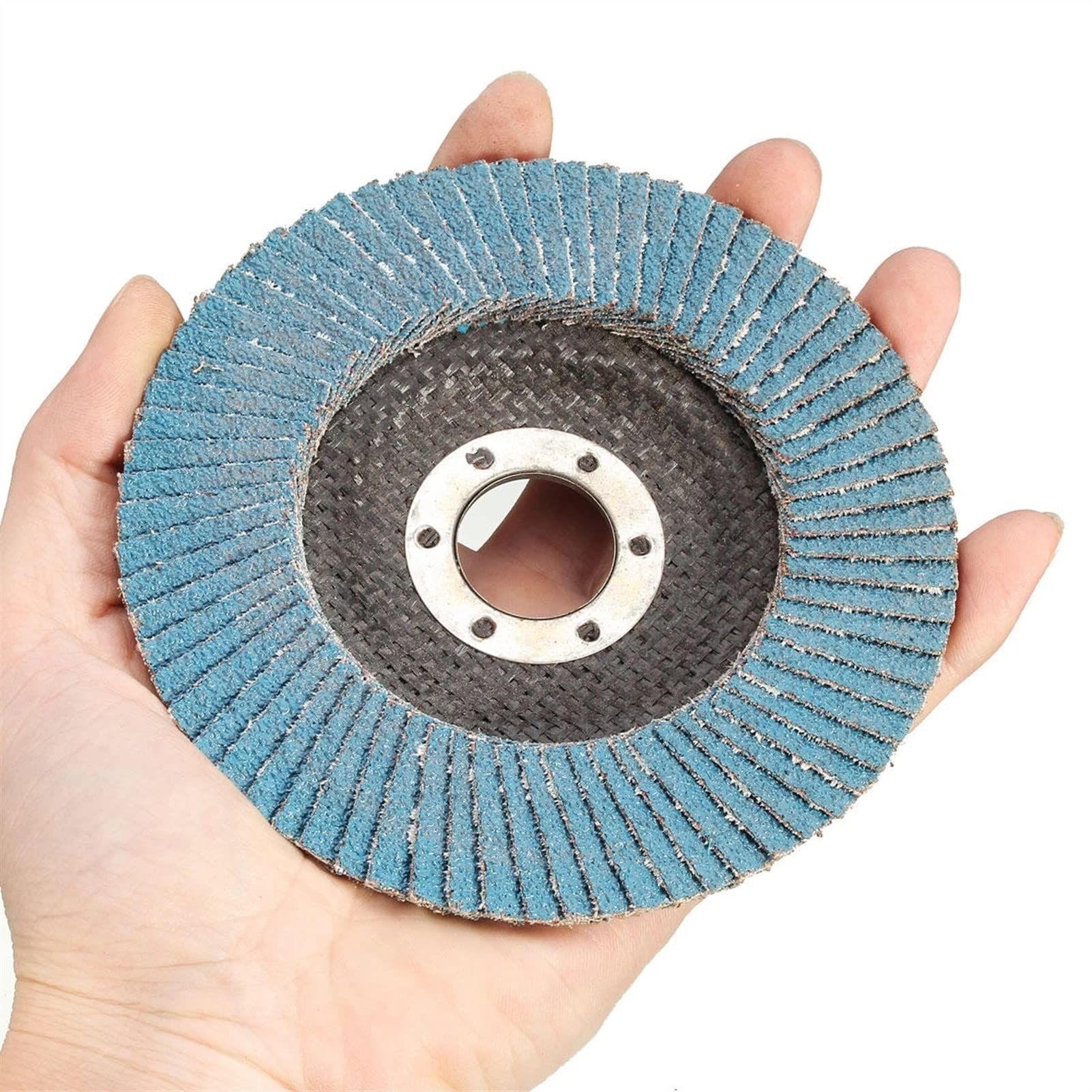 Disco de Lijado de Solapa de 115Mm, Rueda de Amoladora Angular de Grano 60, Rueda de Pulido para el Hogar, Bricolaje, 2 Uds.