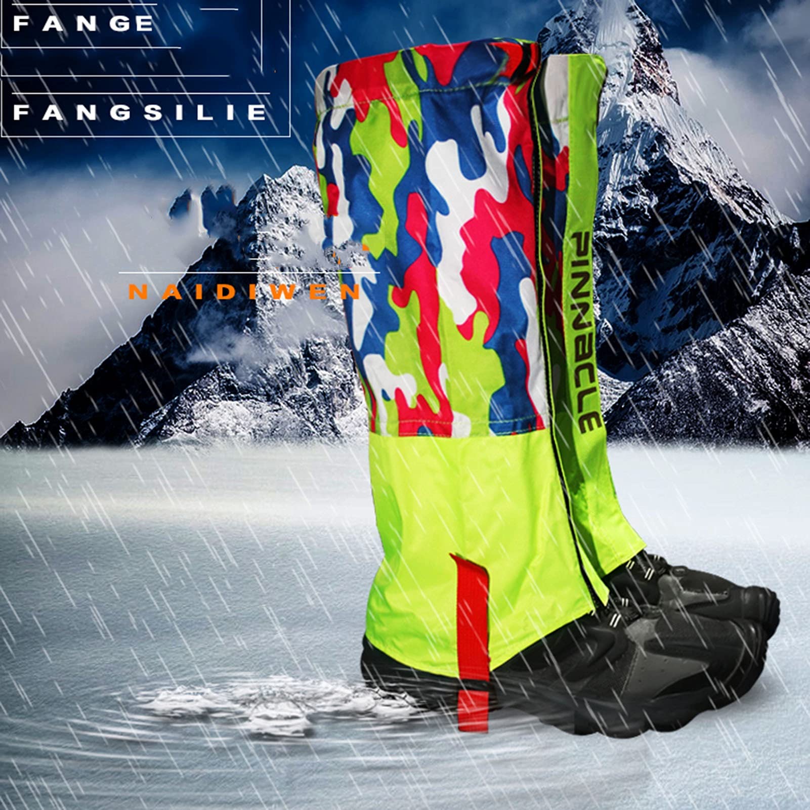 Leggings En Plein Air 1 Paire De Jambes Étanches Couvertures Leggings Pluie Hiver Et Neige Couverture De Protection De Neige Ultra Léger Bottes Leggings For Randonnée D'hiver ( Color : E , Size : XS )
