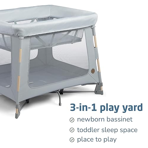 Miniatura 5 de Maxi-Cosi Swift - Corral para bebés con alfombra, corralito para bebés, patio de juegos con moisés, corralito portátil para bebés y niños pequeños,