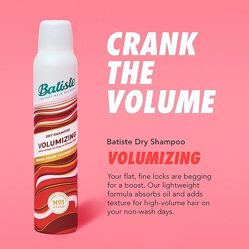 Miniatura 3 de Batiste Champú seco, voluminizador, refresca el cabello y absorbe el aceite entre lavados, champú sin agua para mayor textura y cuerpo del cabello,