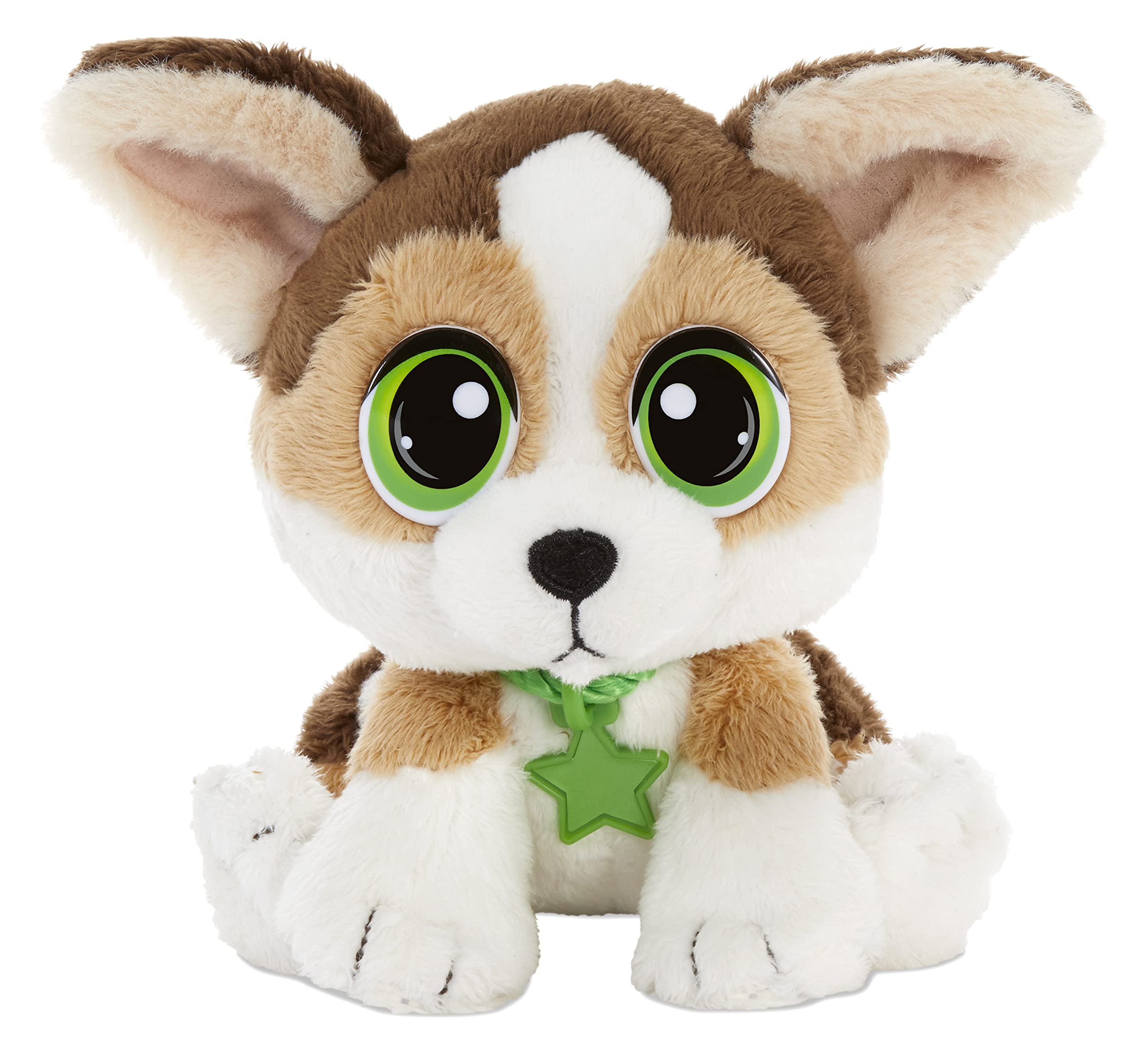little tikes 658051EUC Rescue Tales Babies Corgi-Unterhaltsames Plüschtier für Kinder zum Sammeln-mit Halsband, Anhänger, Hundehütte, Sticker & Funktionen, ab 3 Jahren