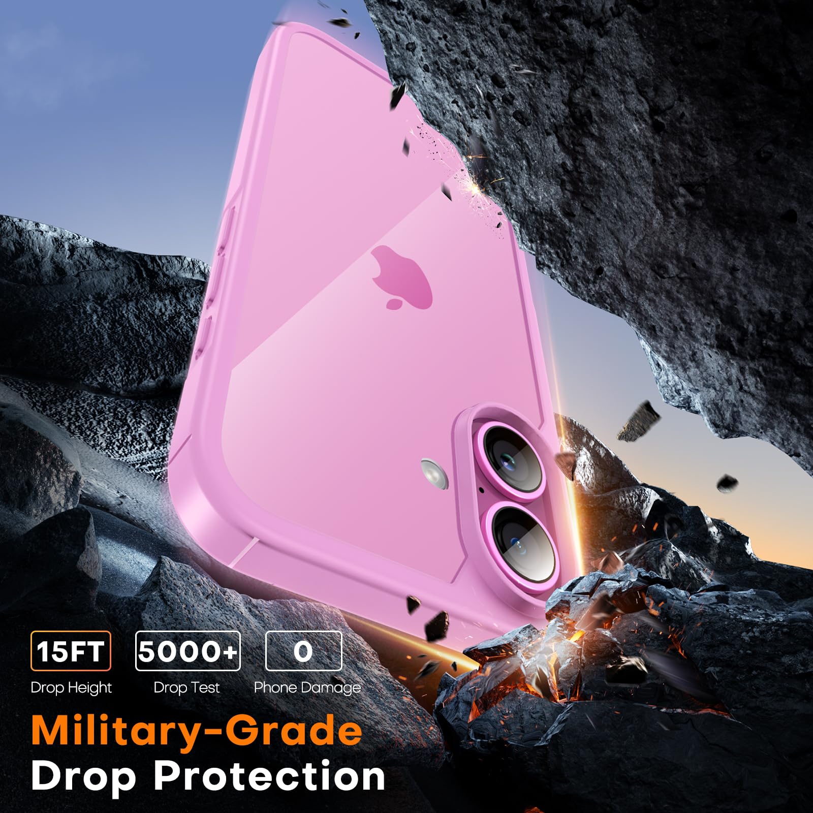 TAURI for iPhone 16 Plus Case with HD Screen Protector - Image 4